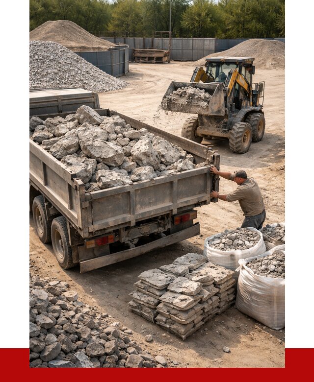 Купить бой бетона с доставкой в Красноуфимске от 4875 р. | ПРОНЕРУДКрф