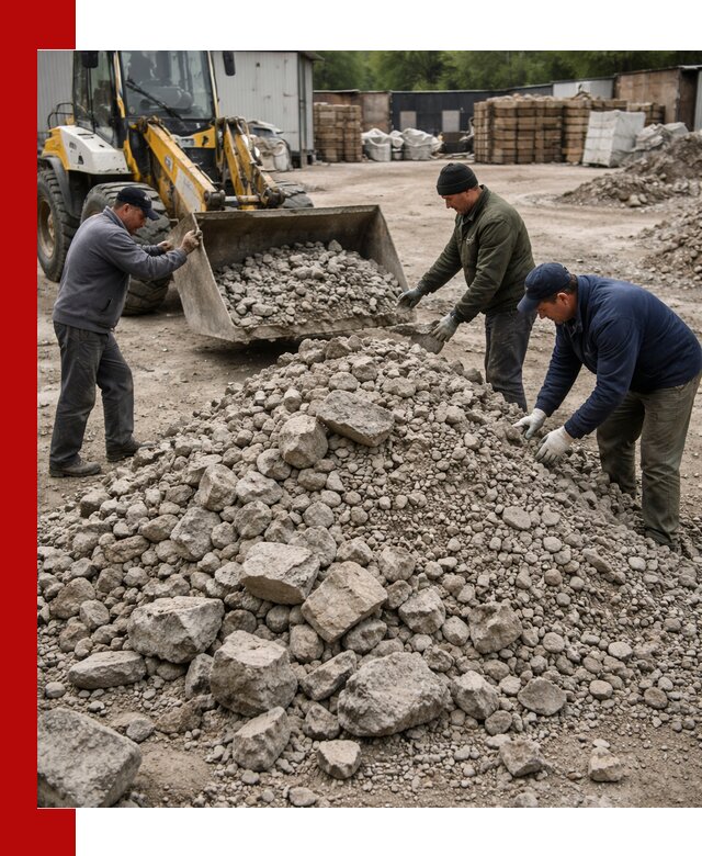 Демонтаж и вывоз бой бетона в Красноуфимске