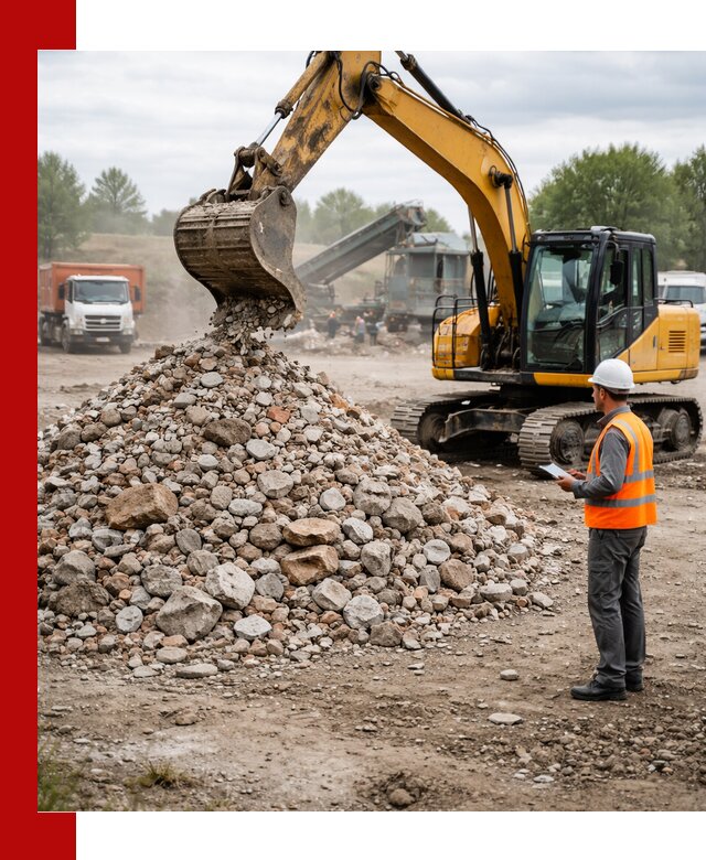 Доставка и вывоз строительного боя в Красноуфимске