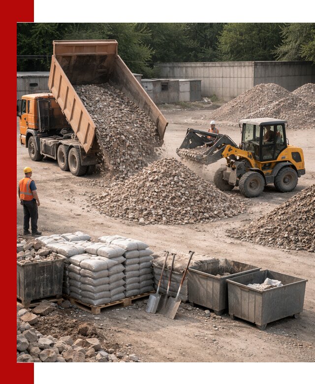 Вторичные материалы для отсыпки в Красноуфимске — поставка и доставка