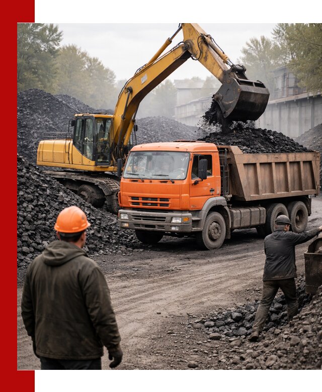 Доставка угля автотранспортом в Красноуфимске быстро и выгодно