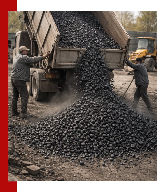 Доставка угля семечка самосвалами в Красноуфимске