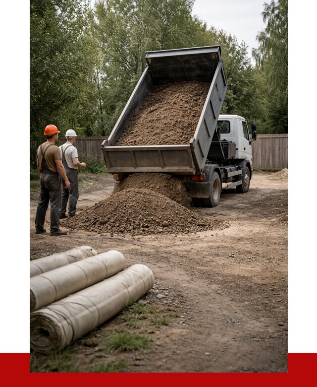 Доставка сыпучих материалов самосвалом в Красноуфимск от 4266 р. | ПРОНЕРУДКрф