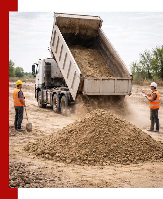 Доставка самосвалом 15 кубов в Красноуфимске за город и по городу