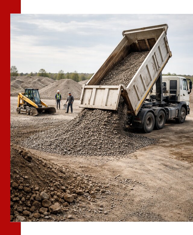 Доставка самосвалом 25 м³ в Красноуфимске быстро и надежно