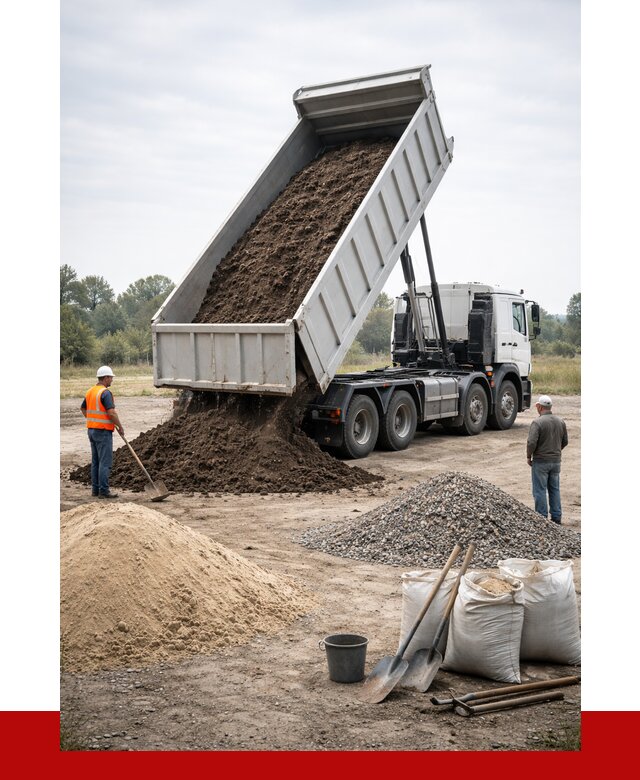 Доставка самосвалом 30 кубов в Красноуфимске от 8633 р. | ПРОНЕРУДКрф