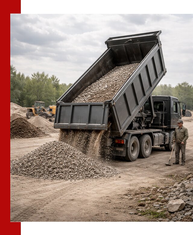 Доставка самосвалом 30 м3 по выгодным ценам в Красноуфимске