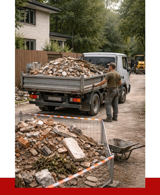 Вывоз строительного мусора с погрузкой в Красноуфимске от 7618 р | ПРОНЕРУДКрф