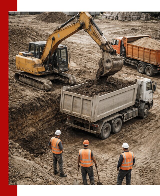 Разработка грунта для строительства и благоустройства в Красноуфимске