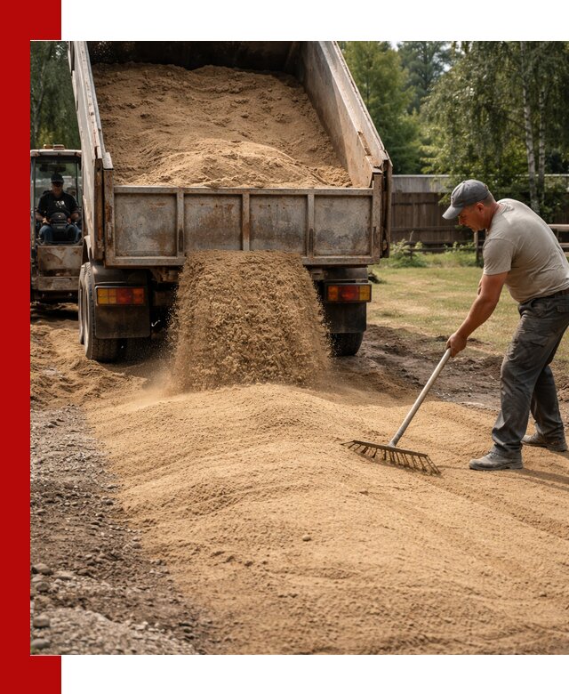 Отсыпка участка песком в Красноуфимске быстро и качественно
