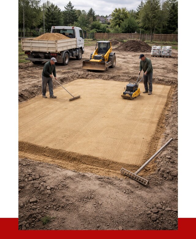 Устройство песчаной подушки в Красноуфимске от 4571 р. ПРОНЕРУДКрф